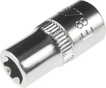 Головка торцевая 1/4" TORX E8х25мм JTC