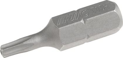 Бита TORX Т10Hх25мм 1/4" S2 JTC