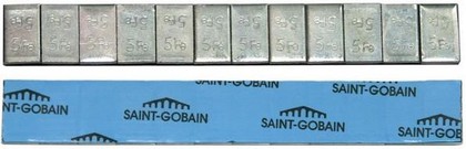 Адгезив стальной на синей ленте "Saint-Gobain" (5гр*12шт) 60гр 50шт