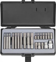 Набор насадок 1/2"-3/8"DR райб M4-14 22 пр.