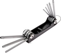 Набор ключей TORX Т9Н-Т40Н складных с отверстием 8 предметов JTC