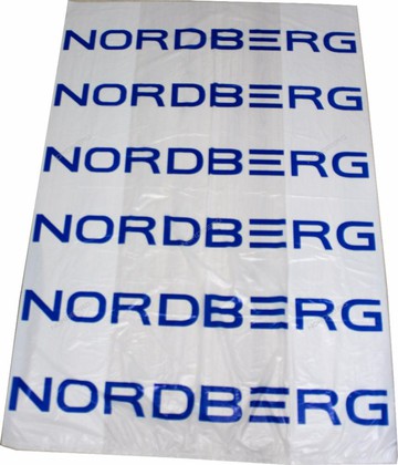 ПАКЕТ ДЛЯ ШИН ПНД 110х110см 18мкм белый с логотипом NORDBERG (100 шт.)