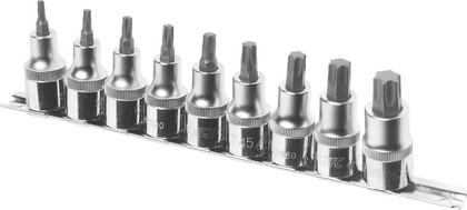 Набор бит-головок 1/2" TORX T20-T60 9 предметов JTC