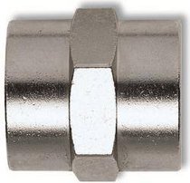 Переходник 1225/5 280/10 F1/2" * F1/2" цилиндр.муфта