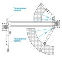 NORDBERG ПОДЪЕМНИК N4121A-4T_220V 2х стоечный электрогидравлич. 4т, ассиметричный