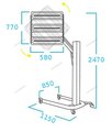 NORDBERG СУШКА Инфракрасная IF13_220V коротковолновая (состоит из 3 коробок)