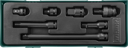 Комплект аксессуаров для ударных головок 1/2"DR, 7 предметов (ложемент)