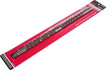 Держатель головок 3/8" L=400мм стальная рейка 16шт. JTC