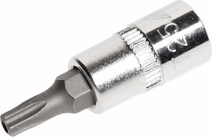 Бита-головка 1/4" TORX T25Hх37мм с отверстием JTC