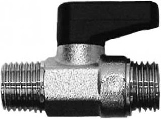 Минивентиль шаровый М1/4"-М1/4"