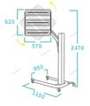 NORDBERG СУШКА Инфракрасная IF12 _220V коротковолновая (состоит из 3 коробок)