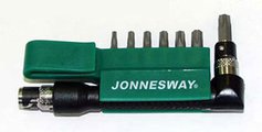 Комплект вставок-бит 1/4"DR TORX® с центрированным штифтом, T10T - T40T, 8 предметов