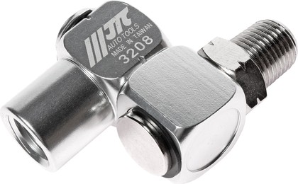 Переходник для компрессора M1/4"хF1/4" наружная и внутренняя резьба поворотный JTC