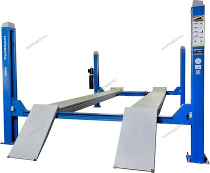 NORDBERG ПОДЪЕМНИК 4440J_380V 4х стоечный электрогидравлич. 4т. c траверсой, 380В