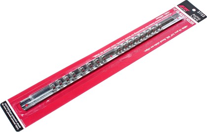 Держатель головок 1/4" L=400мм стальная рейка 16шт. JTC