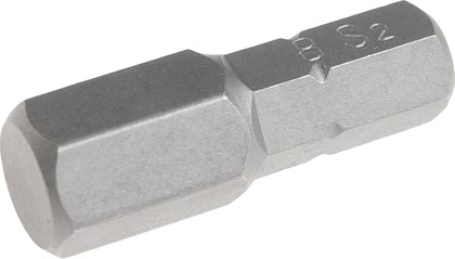 Бита HEX H8х25мм 1/4" S2 JTC